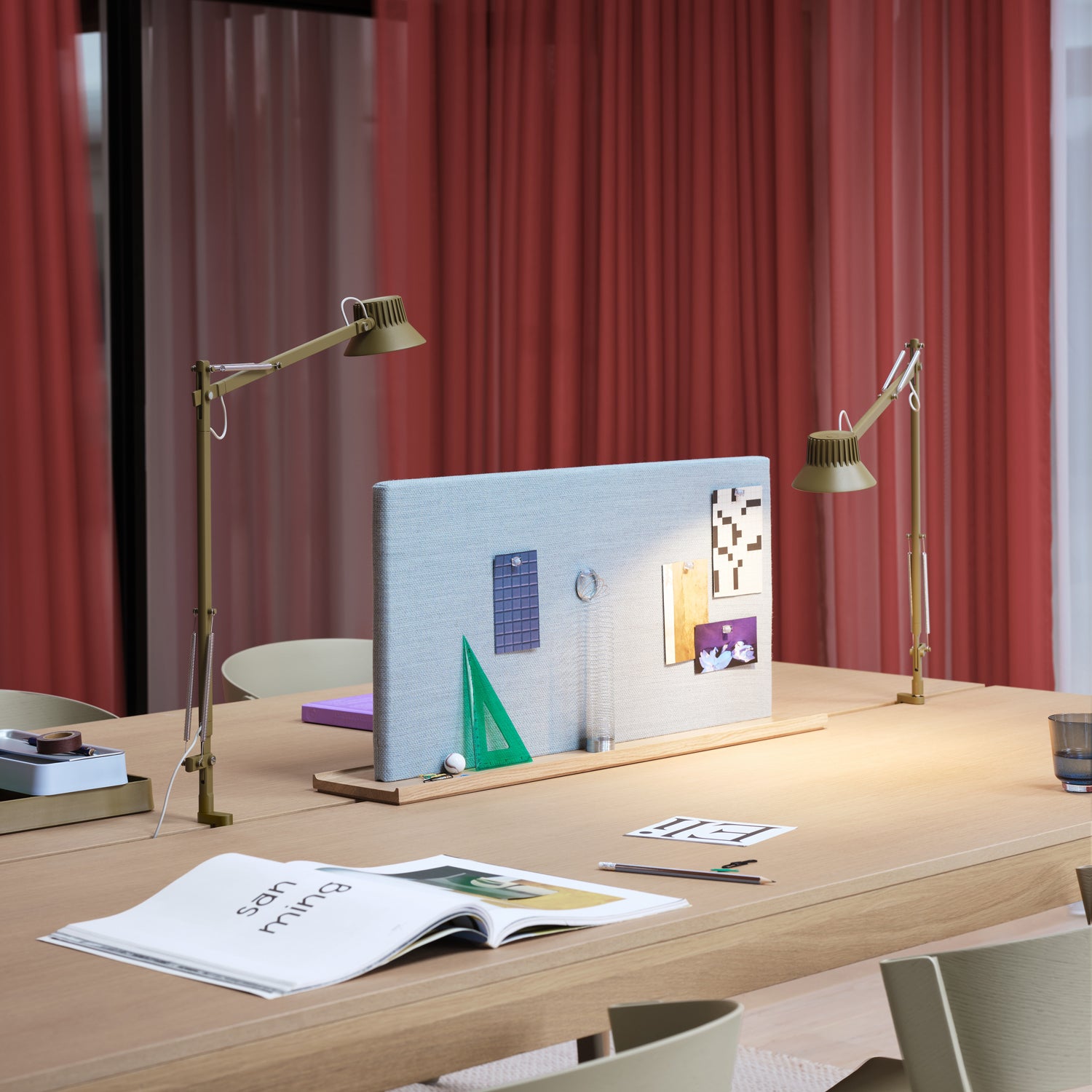 Linear System Screen: Upholstered