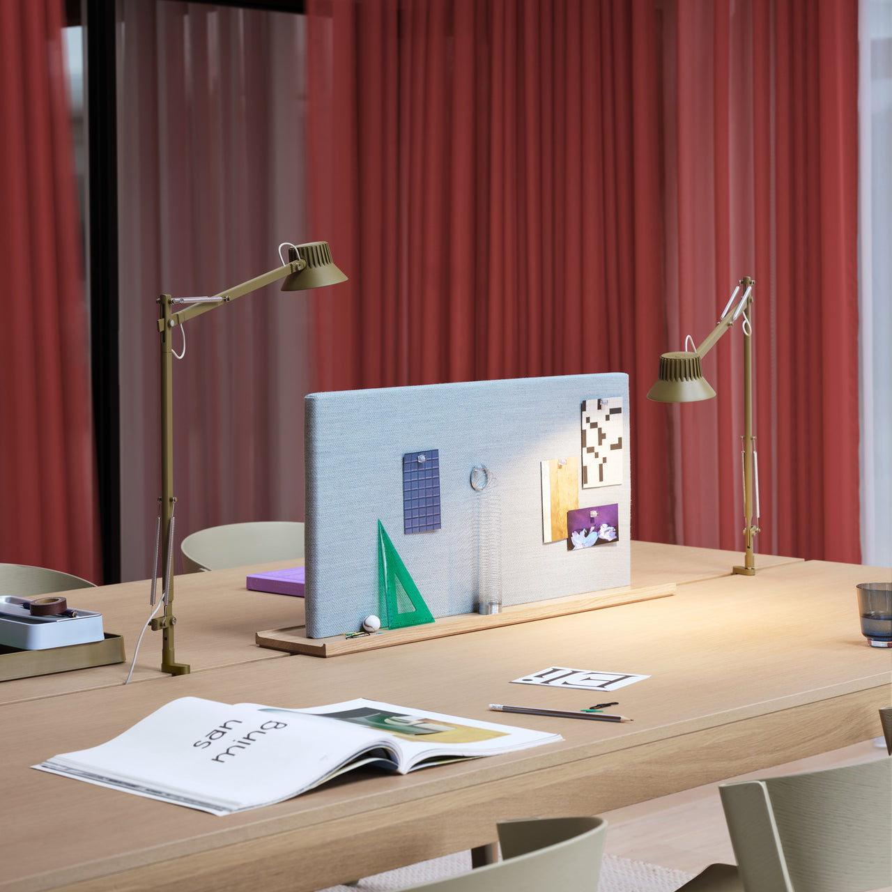 Linear System Screen: Upholstered