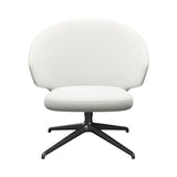 Let Lounge Chair: Swivel Base + Black Aluminum