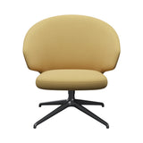 Let Lounge Chair: Swivel Base + Black Aluminum