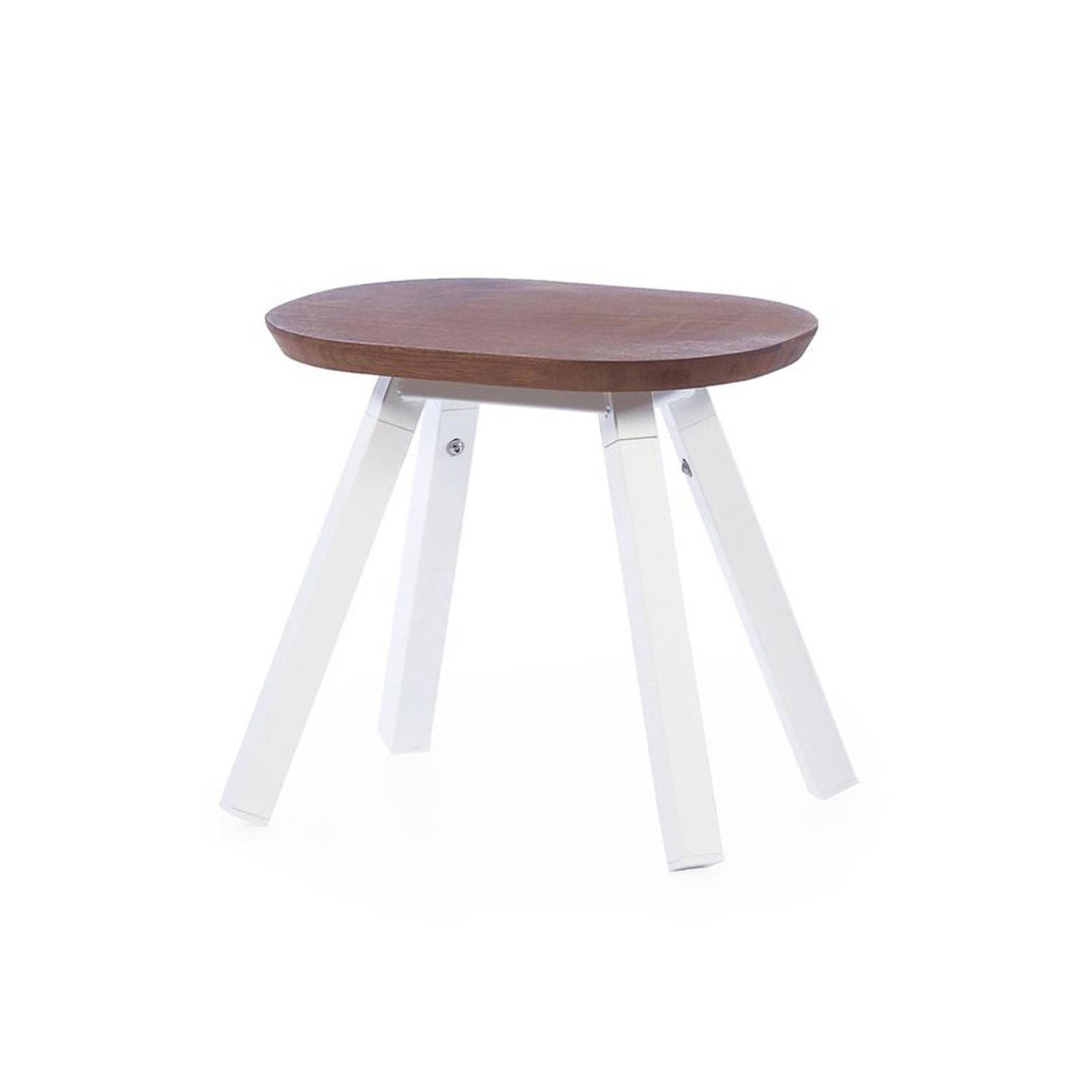 You and Me Bench Footstool: Indoor/Outdoor + White + 1