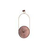 Eslabón Clock: Brass + Walnut