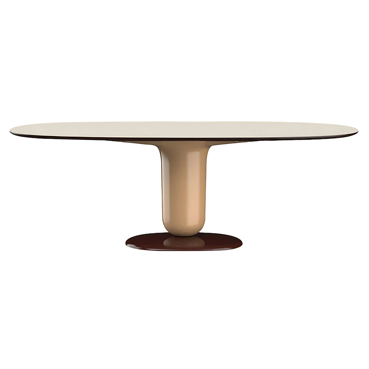 Explorer Oval Dining Table: Glass + Large - 86.6