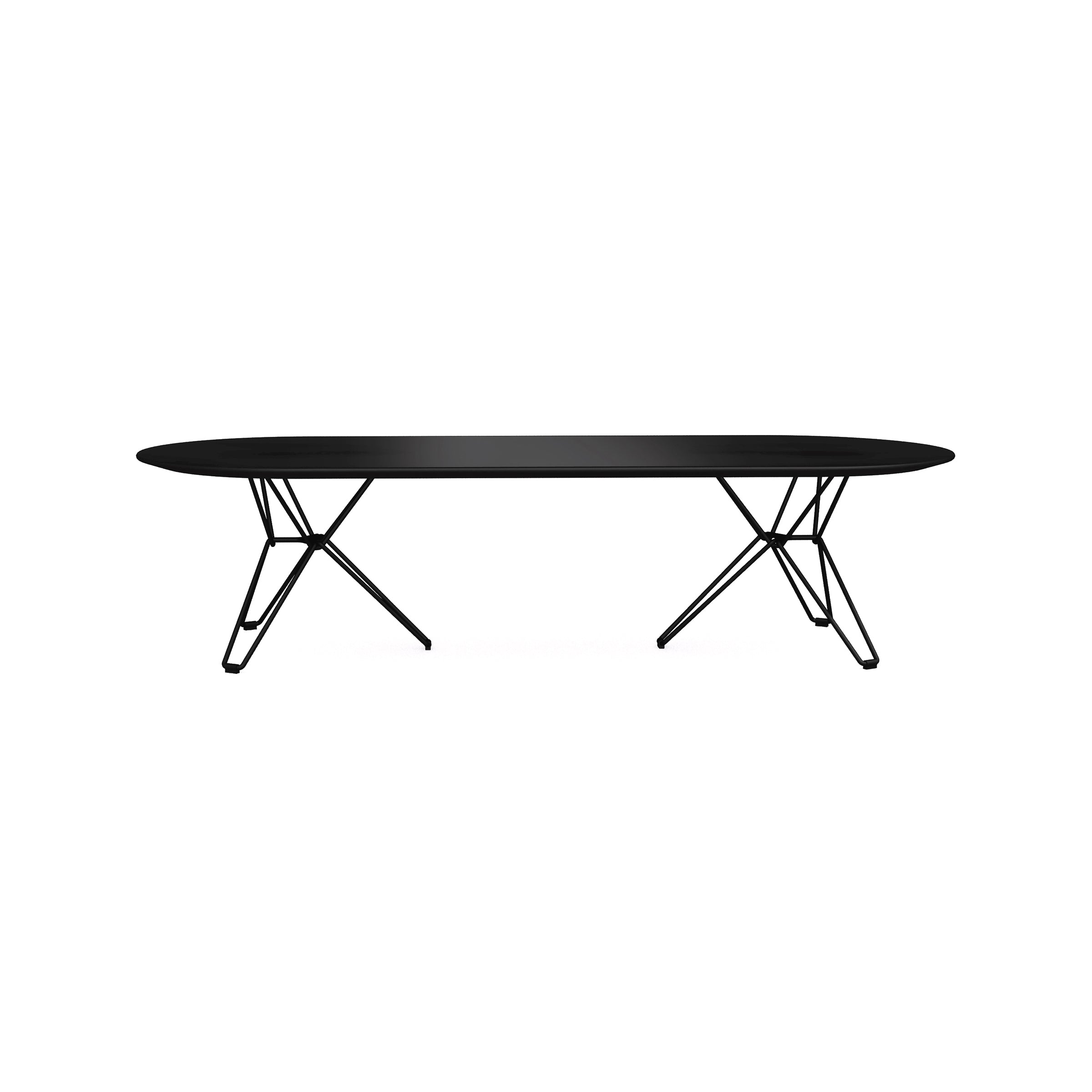 Tio Oval Coffee Table: Black
