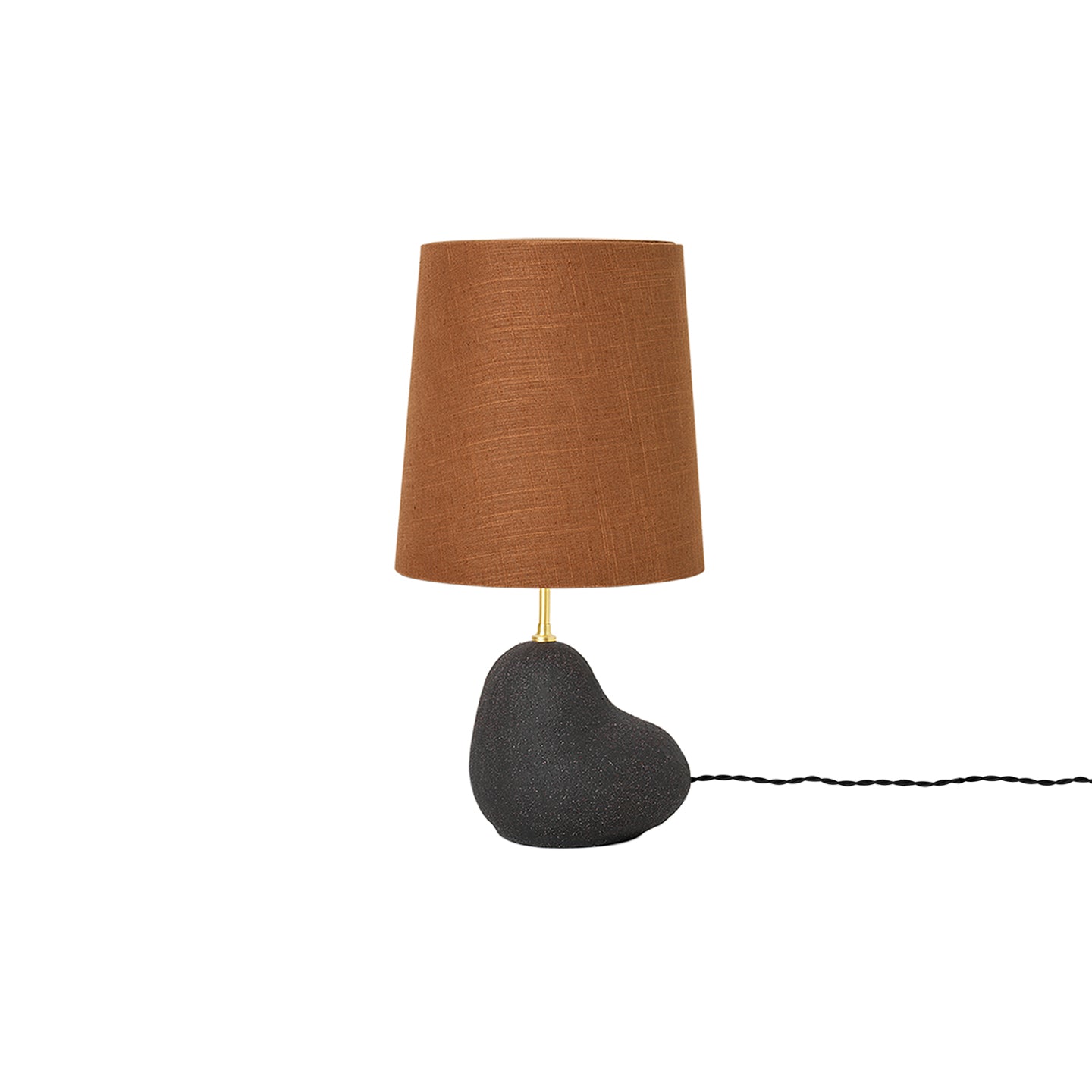 Hebe Lamp: Short + Curry + Black