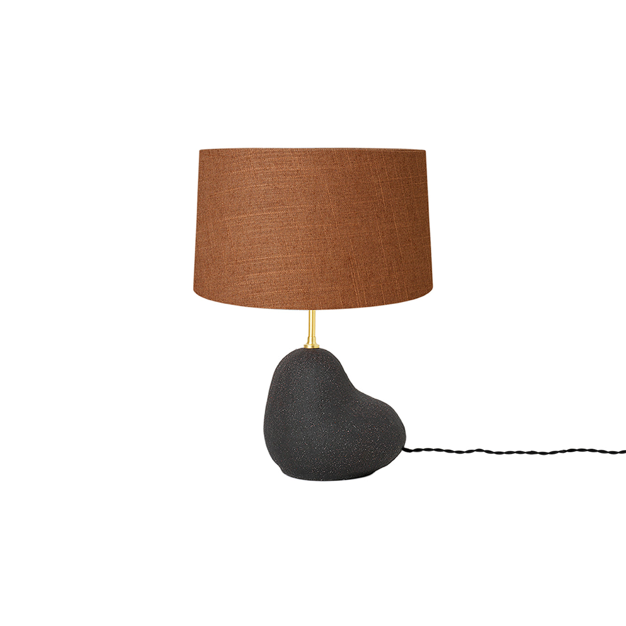 Hebe Lamp: Extra Small + Curry + Black