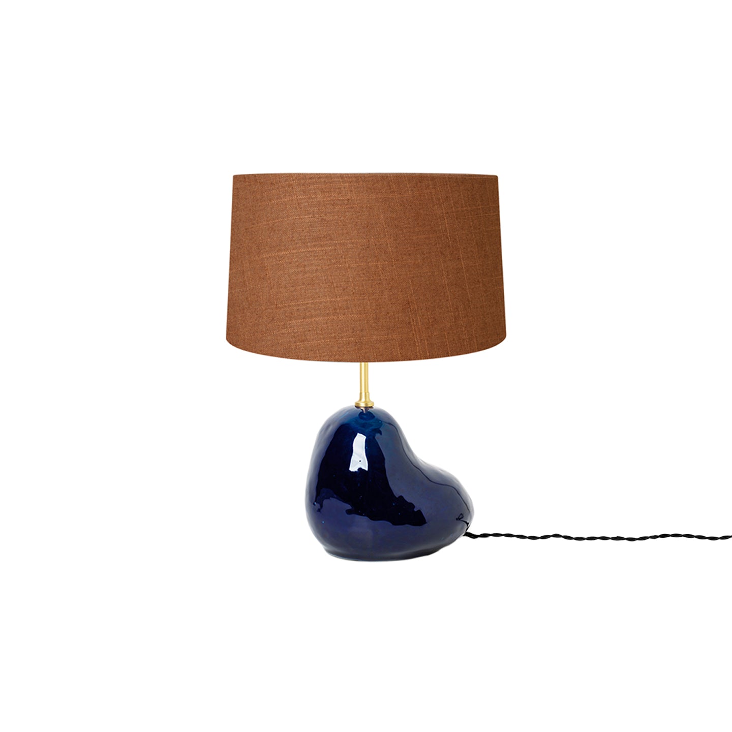 Hebe Lamp: Extra Small + Curry + Deep Blue