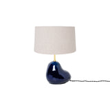 Hebe Lamp: Extra Small + Natural + Deep Blue