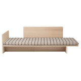 Kona Daybed: Upholstered + Natural Oak + Pasadena Sand + Black
