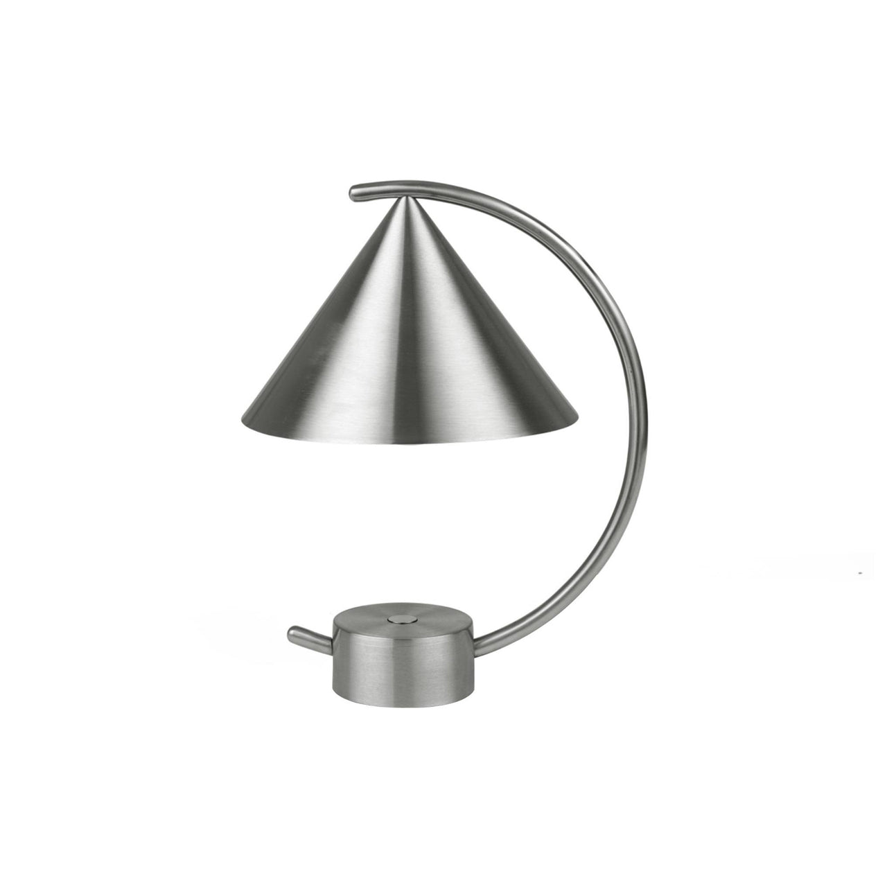 Meridian Lamp: Brushed Steel