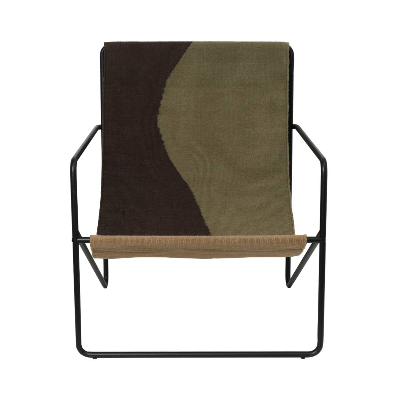 Desert Lounge Chair: Dune + Black