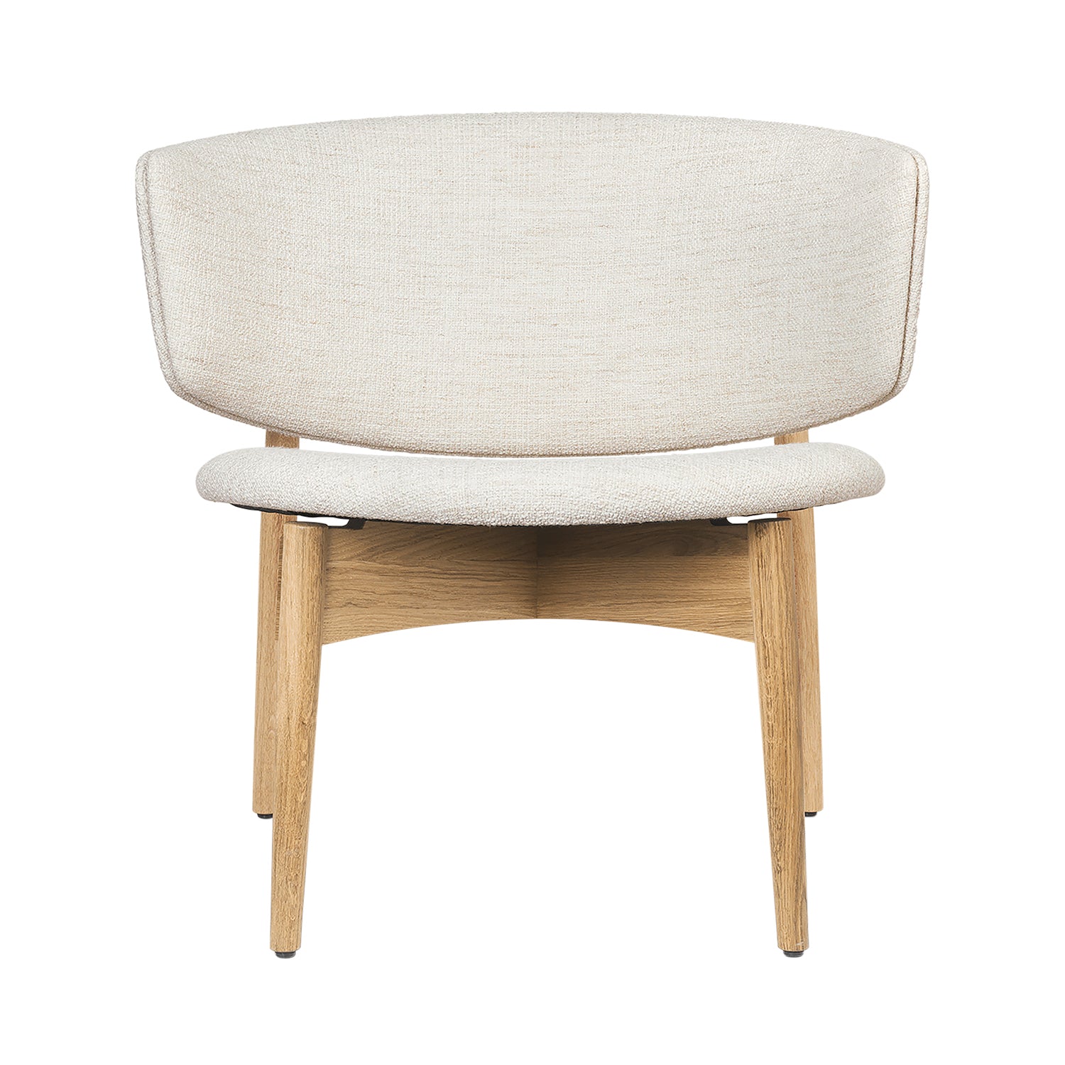 Herman Lounge Chair: Fully Upholstered + Natural Oak