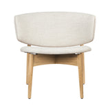 Herman Lounge Chair: Fully Upholstered + Natural Oak