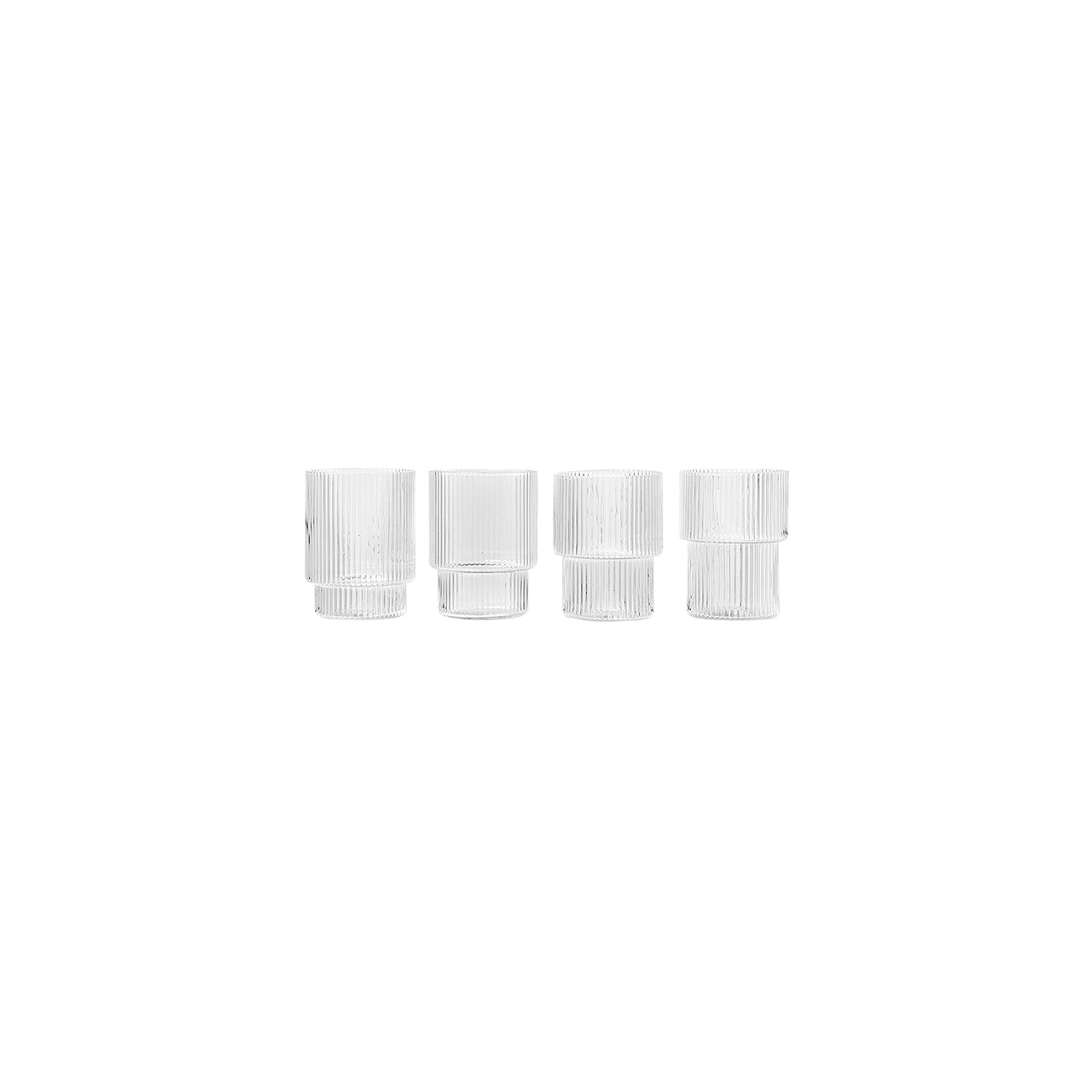 Ripple Glasses: Set of 4