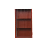 Haze Wall Cabinet: Reeded Glass