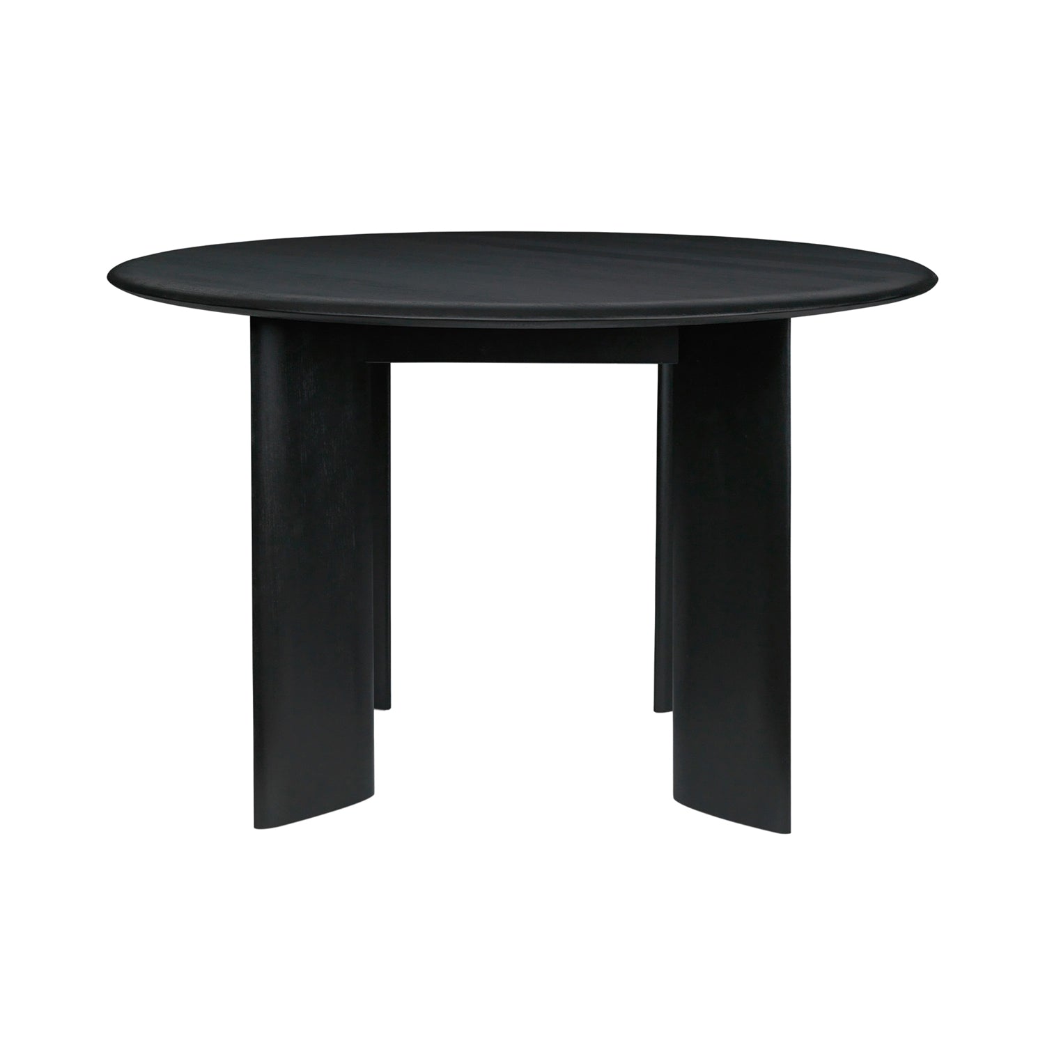 Bevel Round Table: Black Oiled Beech