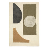 Bloco Tufted Rug: Large - 70.9 + Green + Off-white