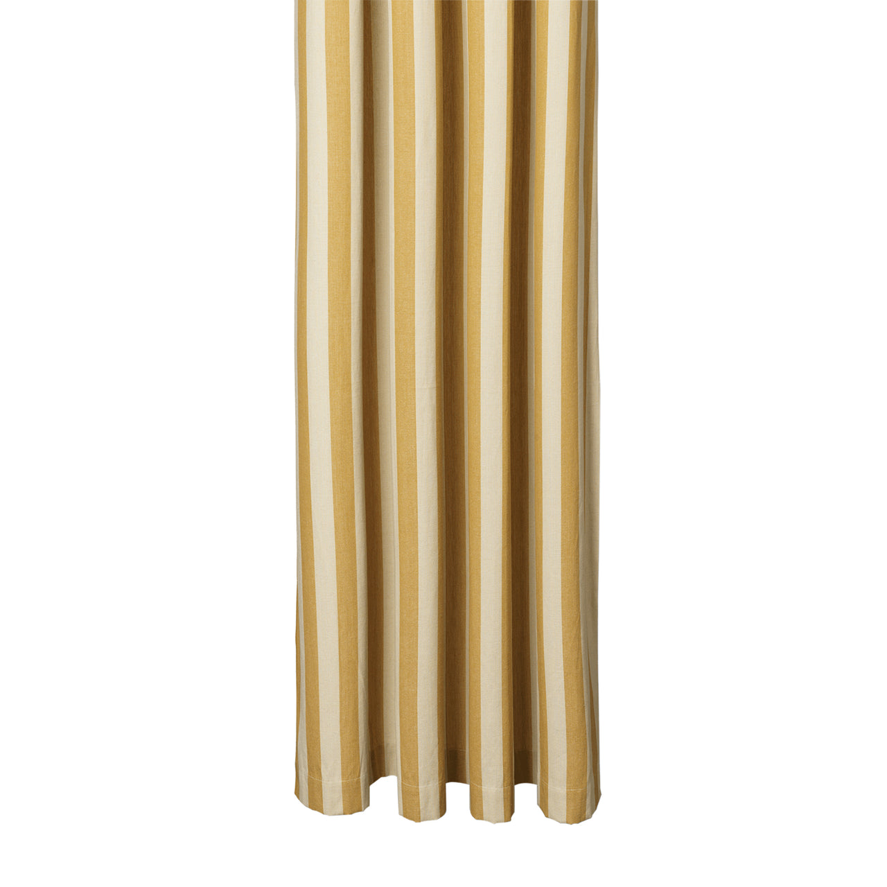 Chambray Shower Curtain: Warm Yellow + Parchment