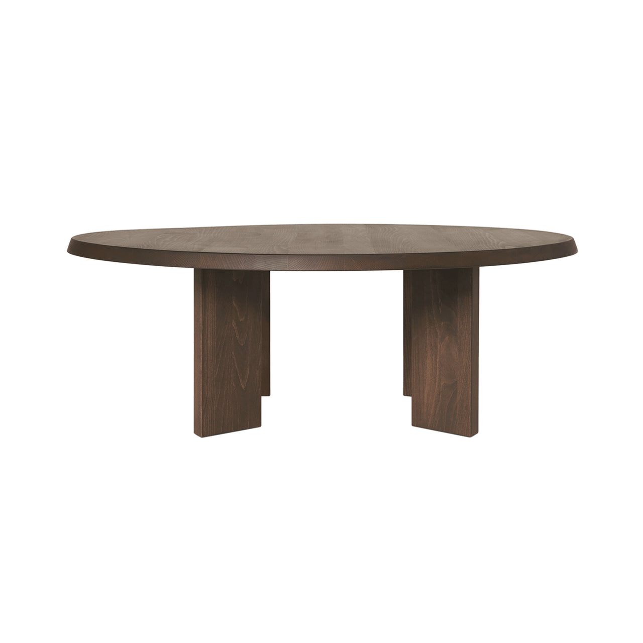 Tarn Coffee Table: Dark Stained Beech