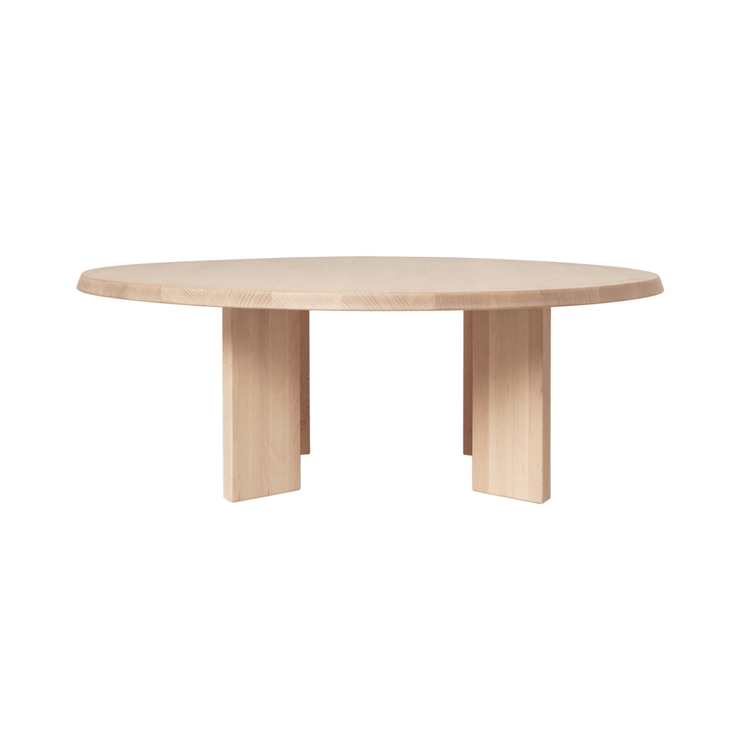 Tarn Coffee Table: White Oiled Beech