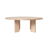 Tarn Coffee Table: White Oiled Beech