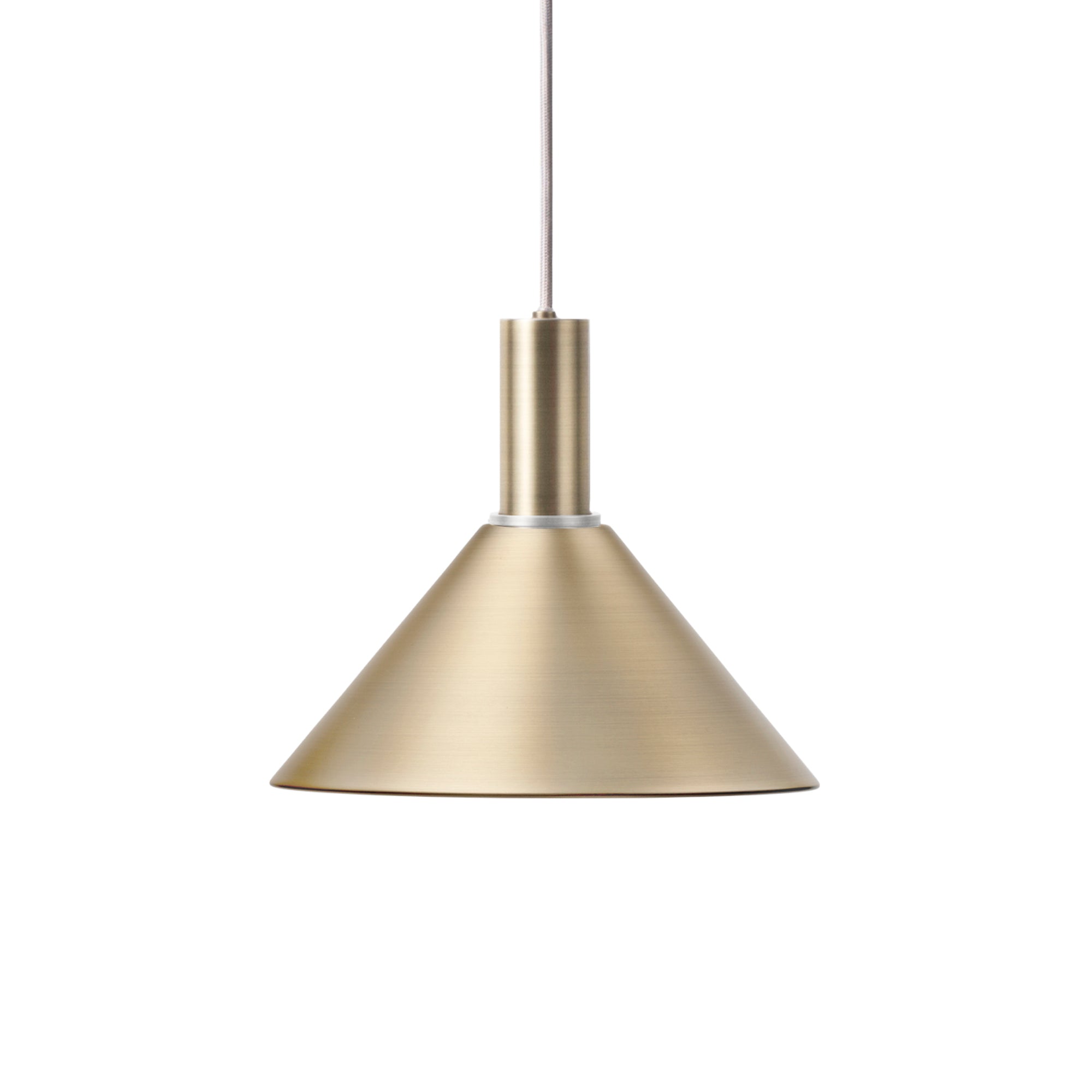 Collect Lighting: Brass + HIgh + Cone + Chrome