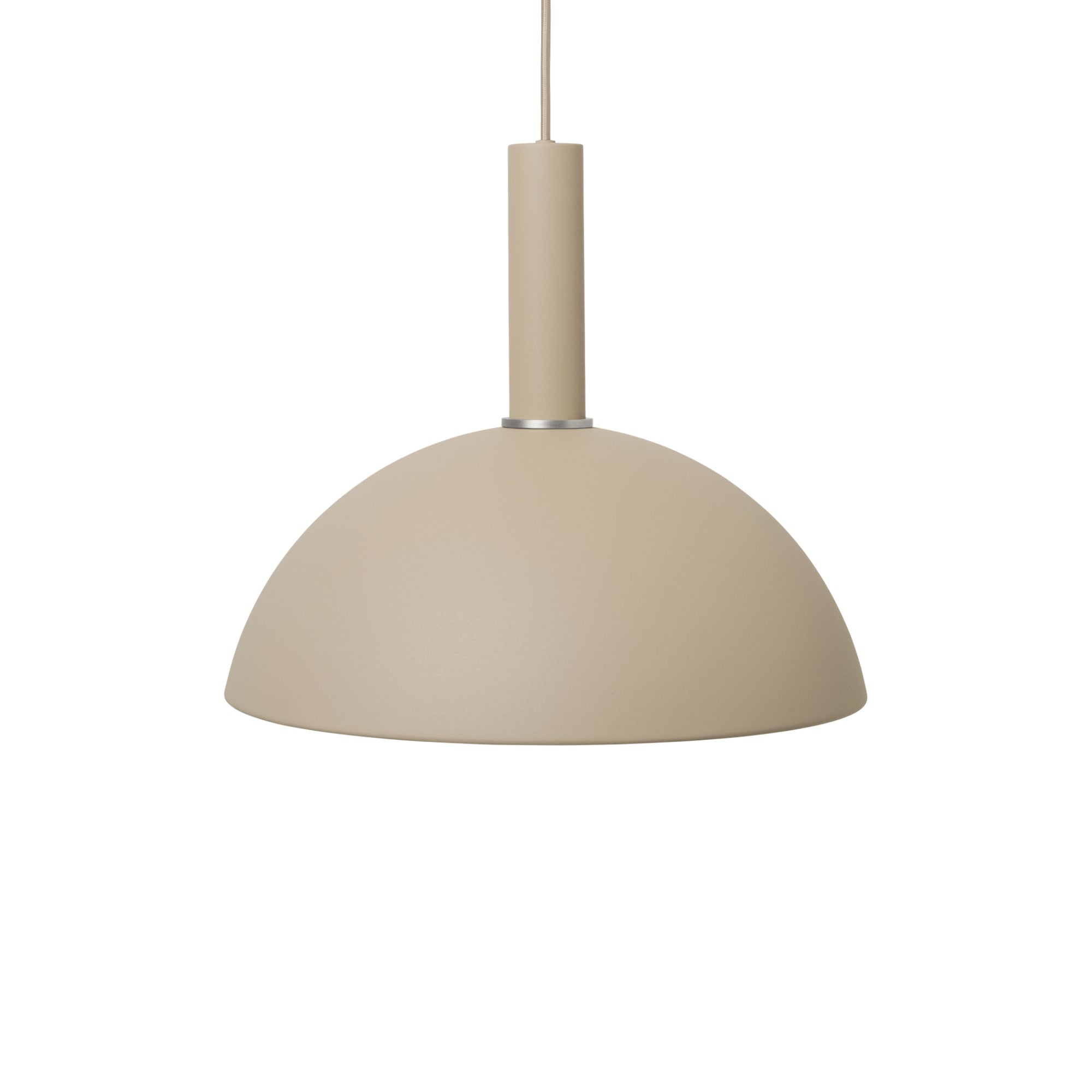 Collect Lighting: Cashmere + Low + Dome + Chrome