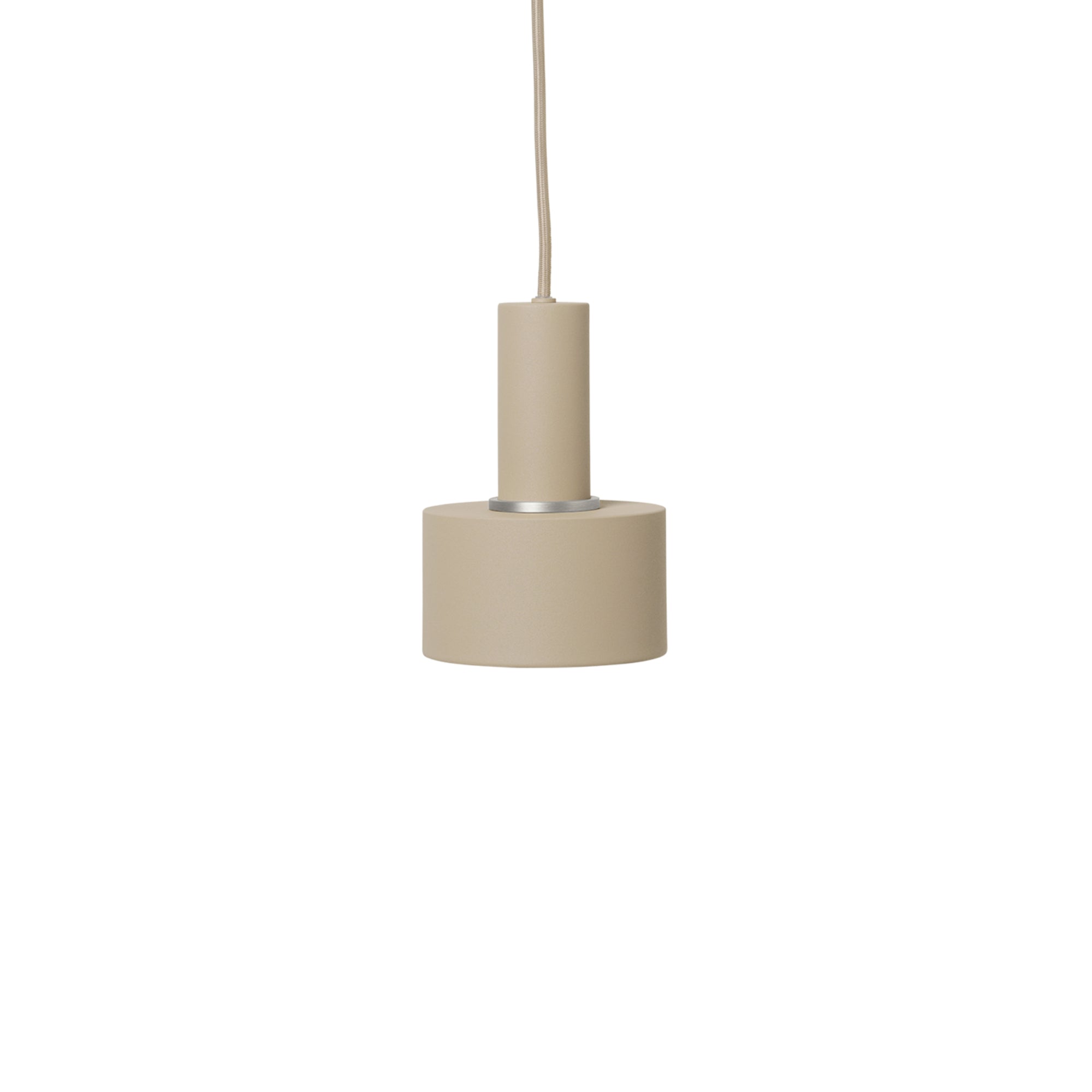 Collect Lighting: Cashmere + Low + Disc + Chrome