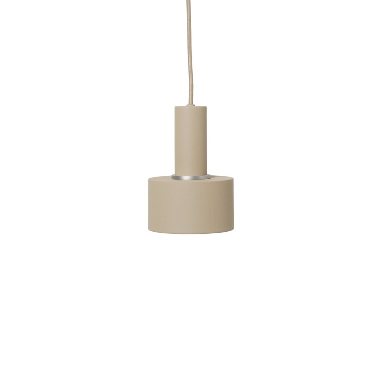 Collect Lighting: Cashmere + Low + Disc + Chrome