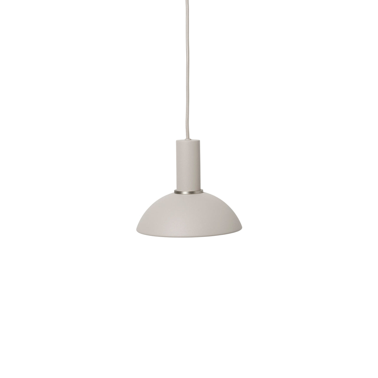 Collect Lighting: Light Grey + Low + Hoop + Chrome