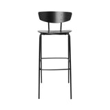 Herman Bar + Counter Chair: Bar + Black