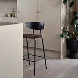 Herman Bar + Counter Chair: Upholstered
