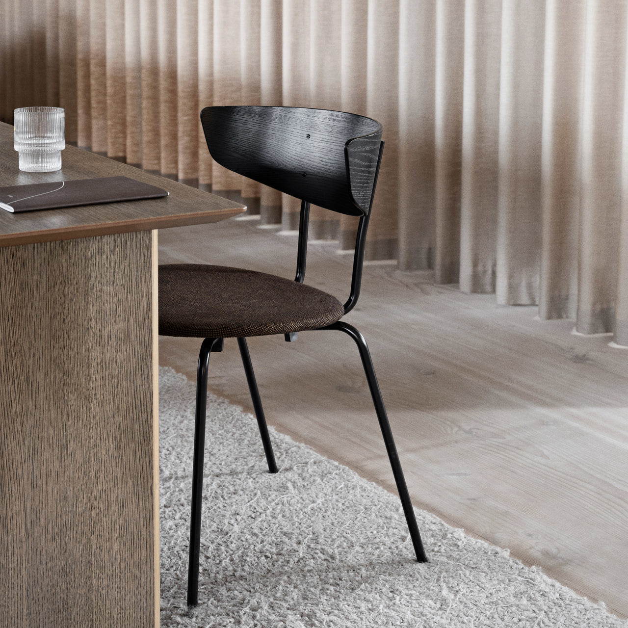 Herman Dining Chair: Upholstered