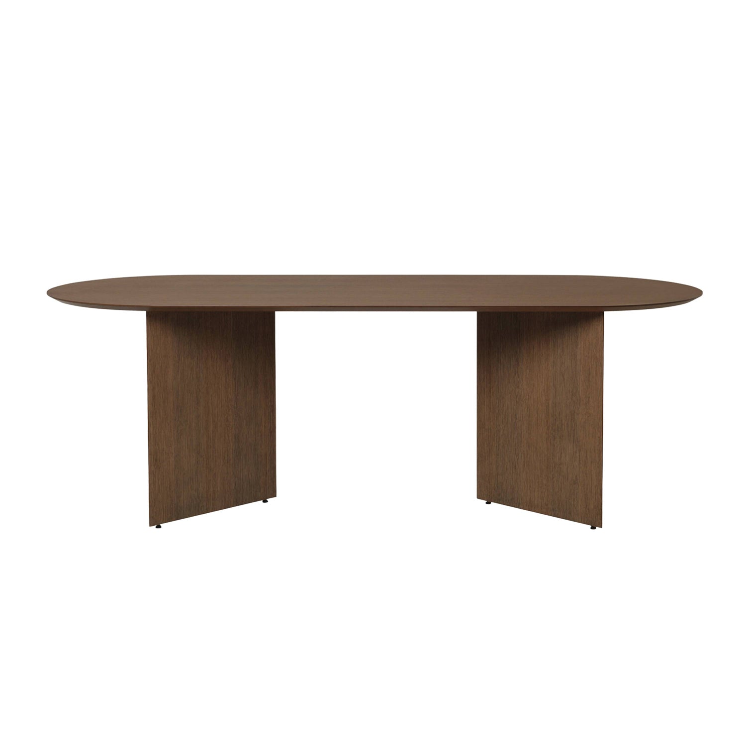 Mingle Oval Table: Dark Stained Oak