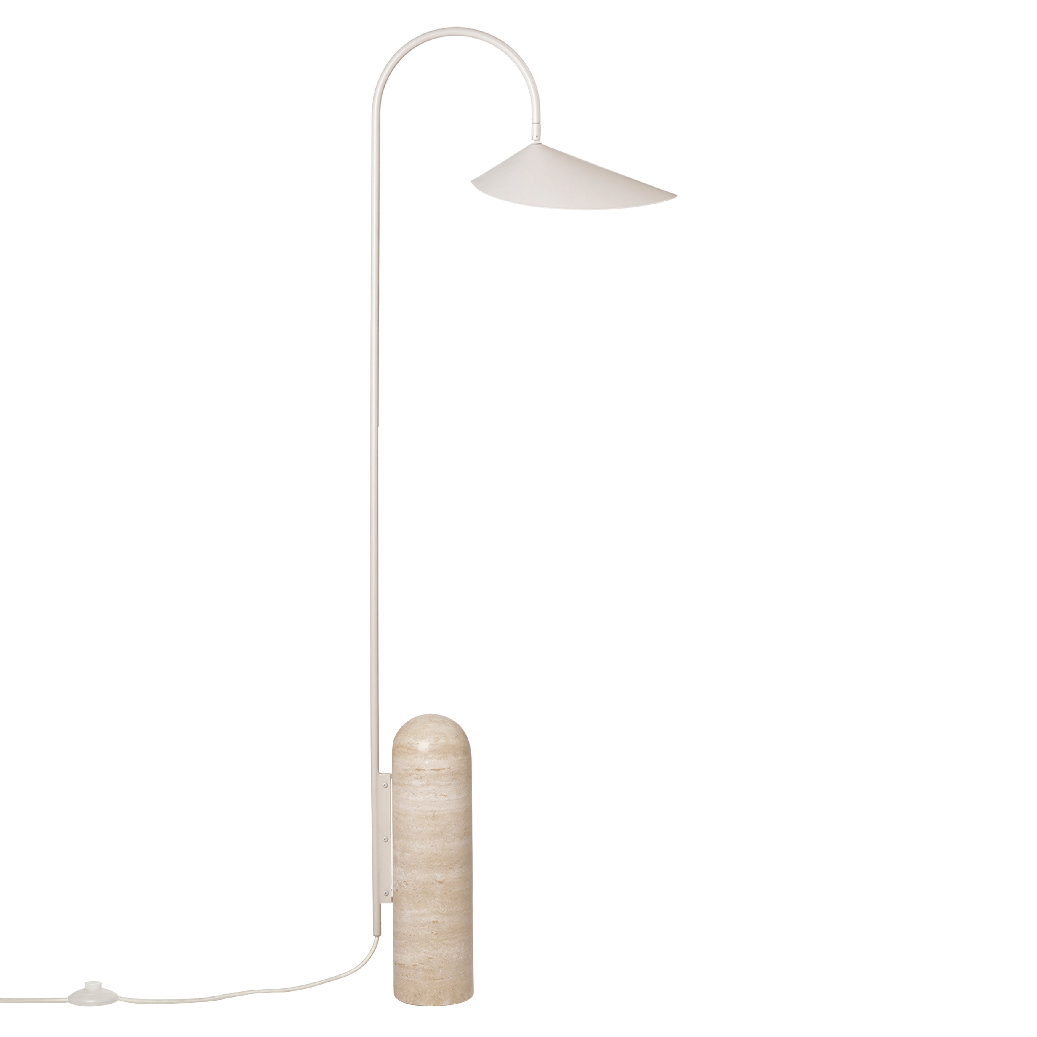 Arum Floor Lamp: Cashmere