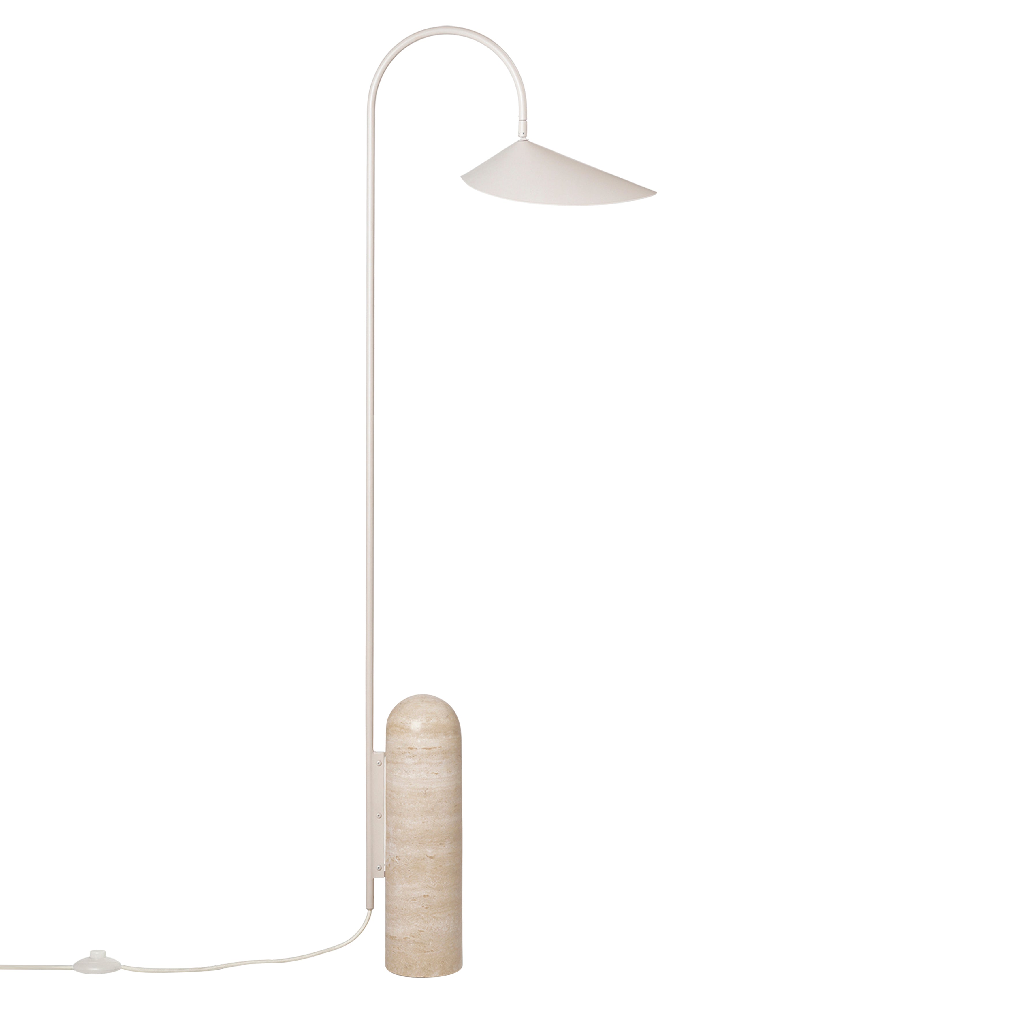 Arum Floor Lamp: Cashmere