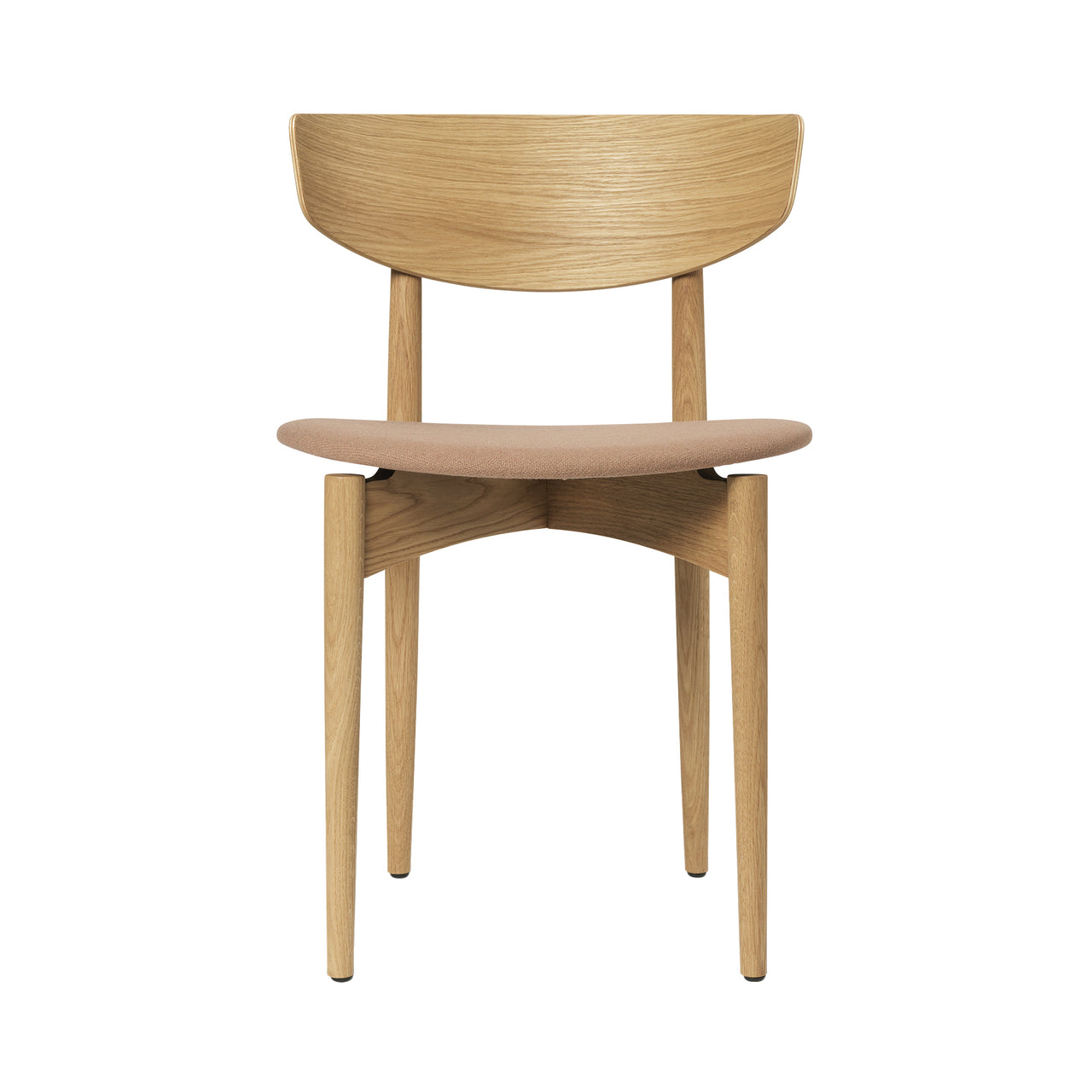 Herman Dining Chair: Seat Upholstered + Natural Oak