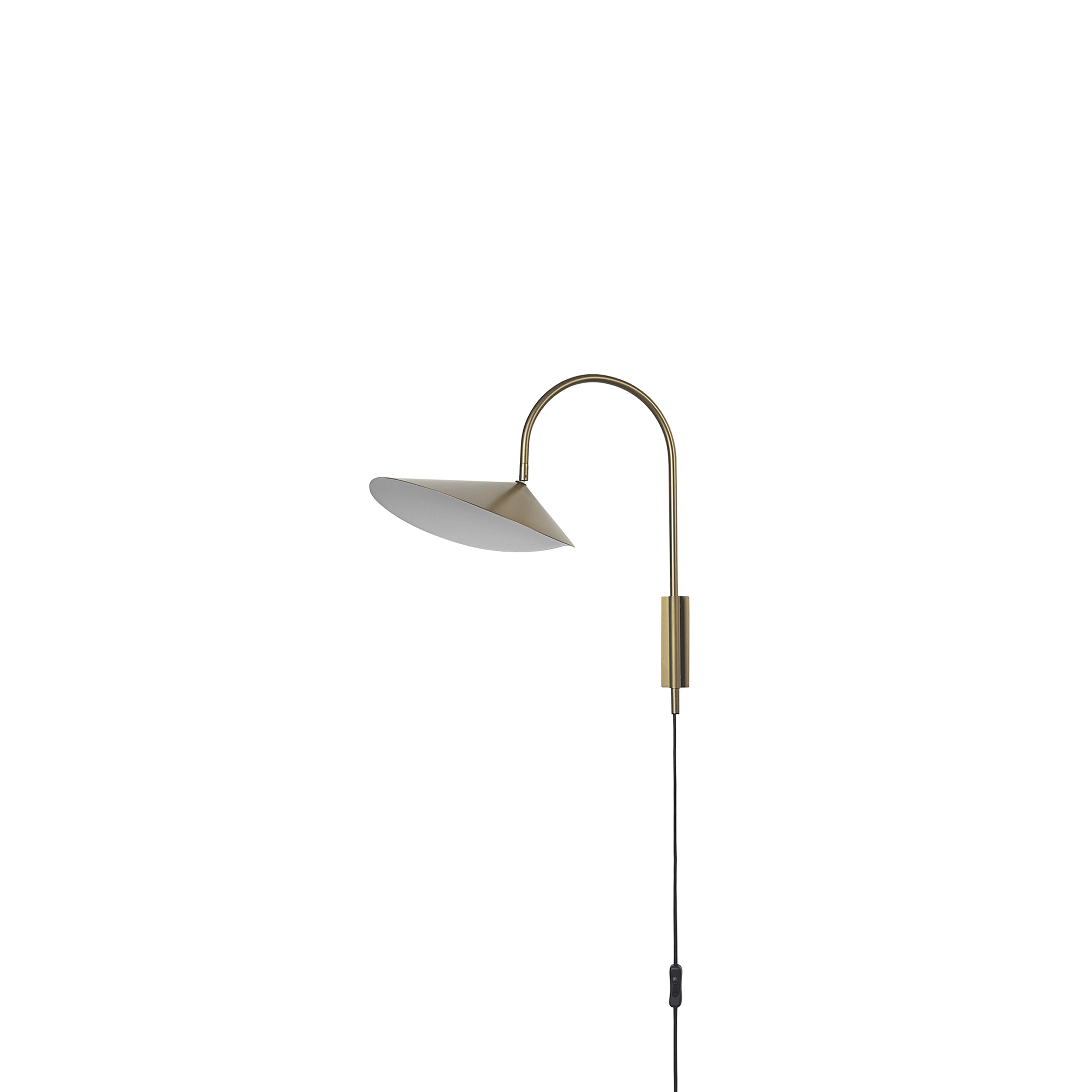Arum Wall Lamp: Short + Bronze + Black