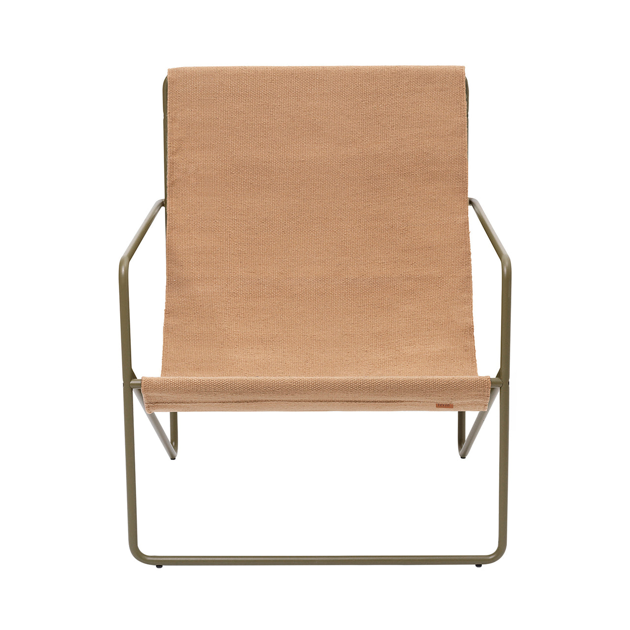 Desert Lounge Chair: Sand + Olive