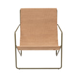Desert Lounge Chair: Sand + Olive