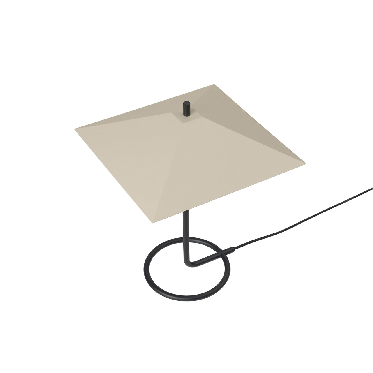 Filo Table Lamp: Cashmere + Square