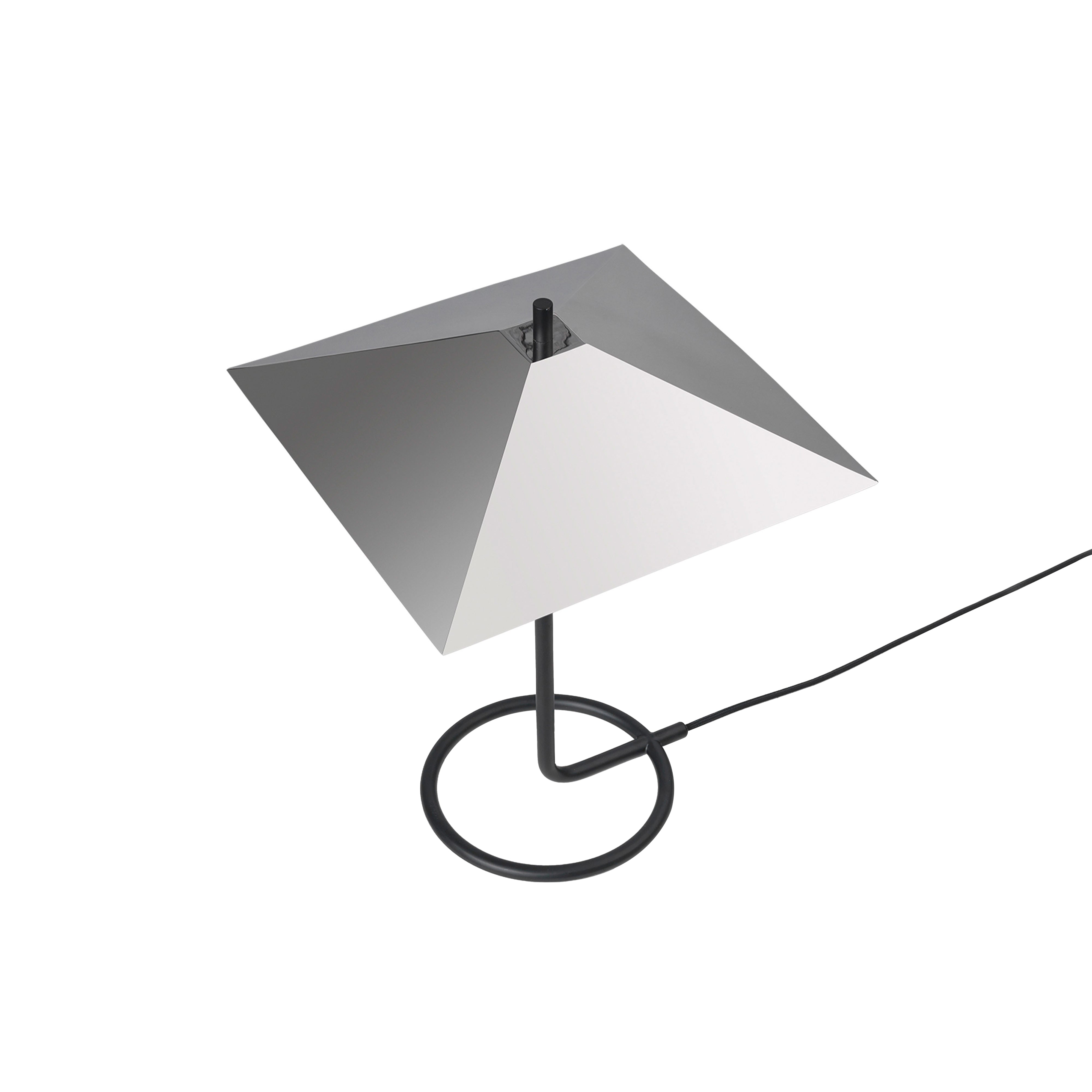 Filo Table Lamp: Mirror Polished + Square