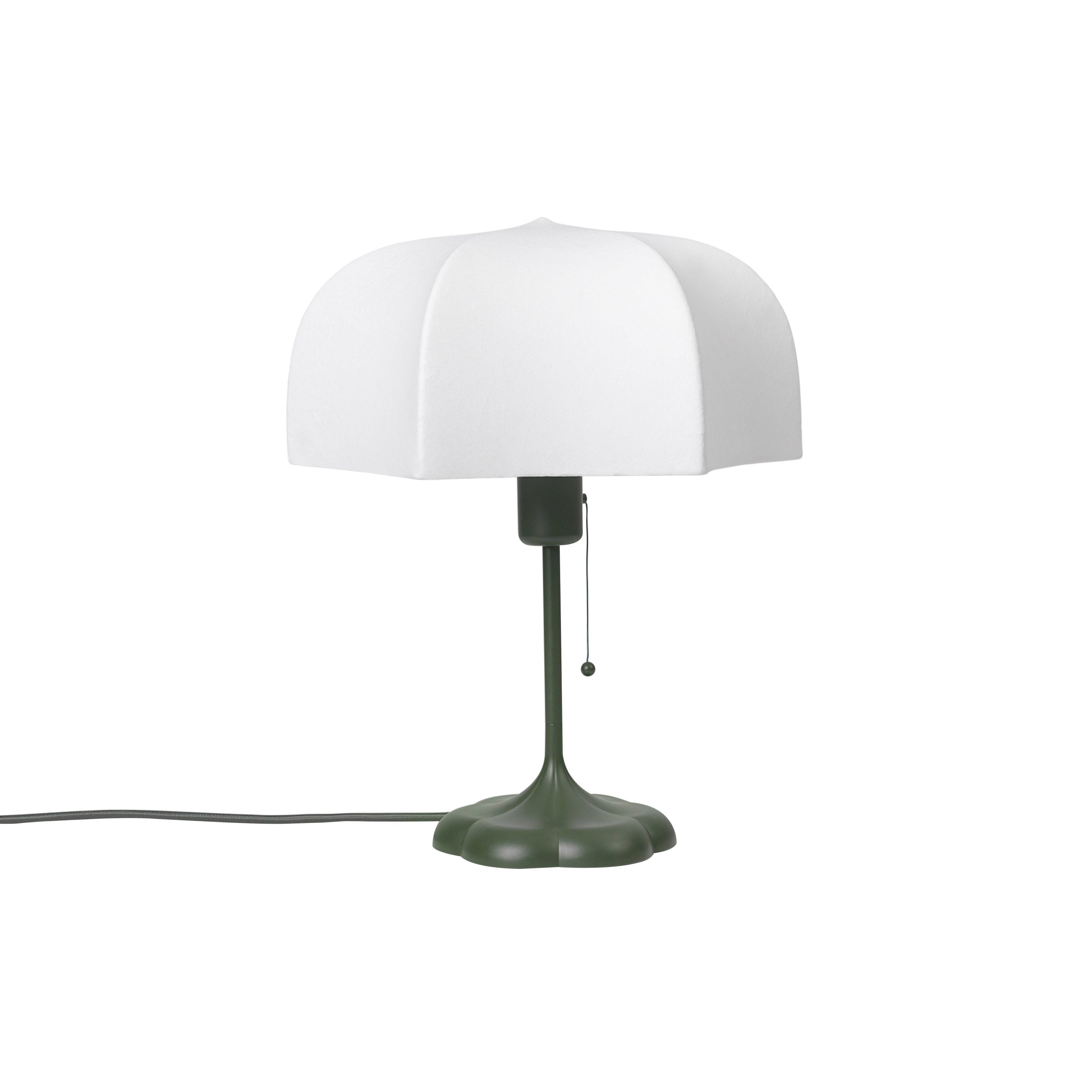 Poem Table Lamp: Glass Green