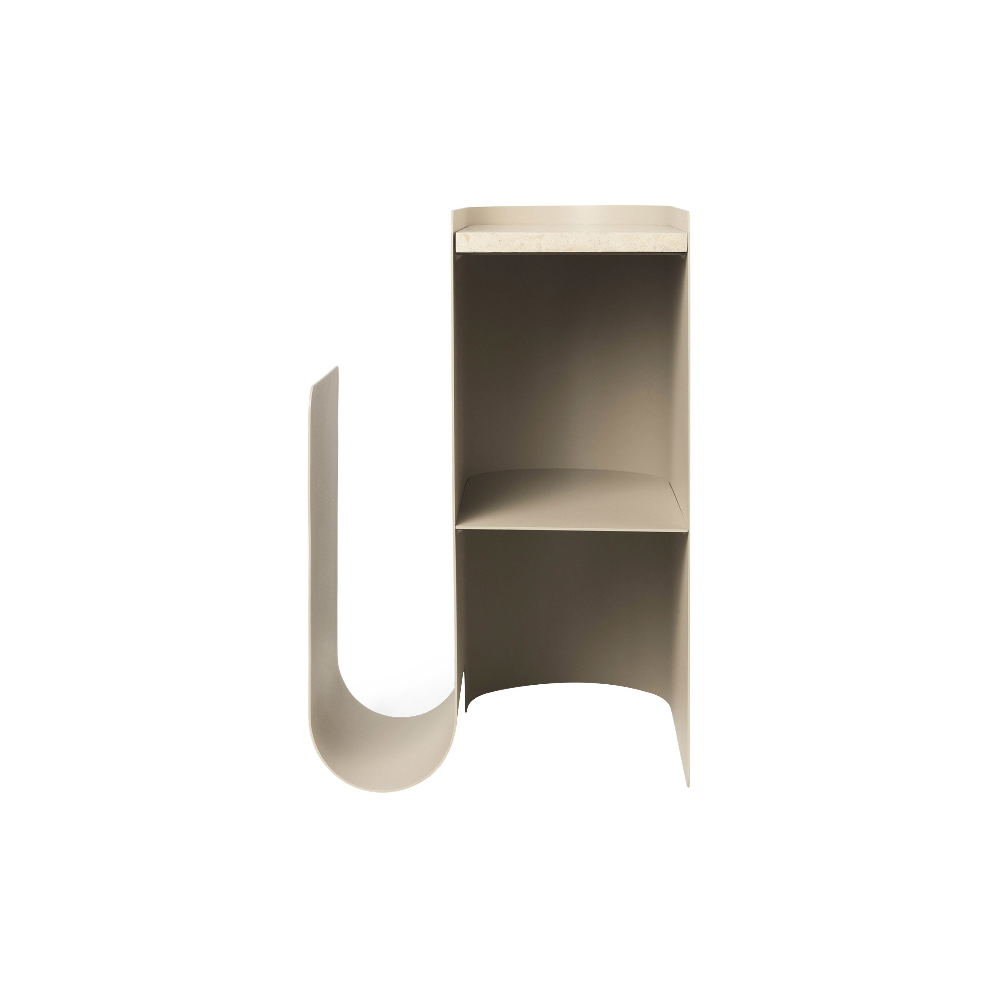 Vault Side Table: Cashmere