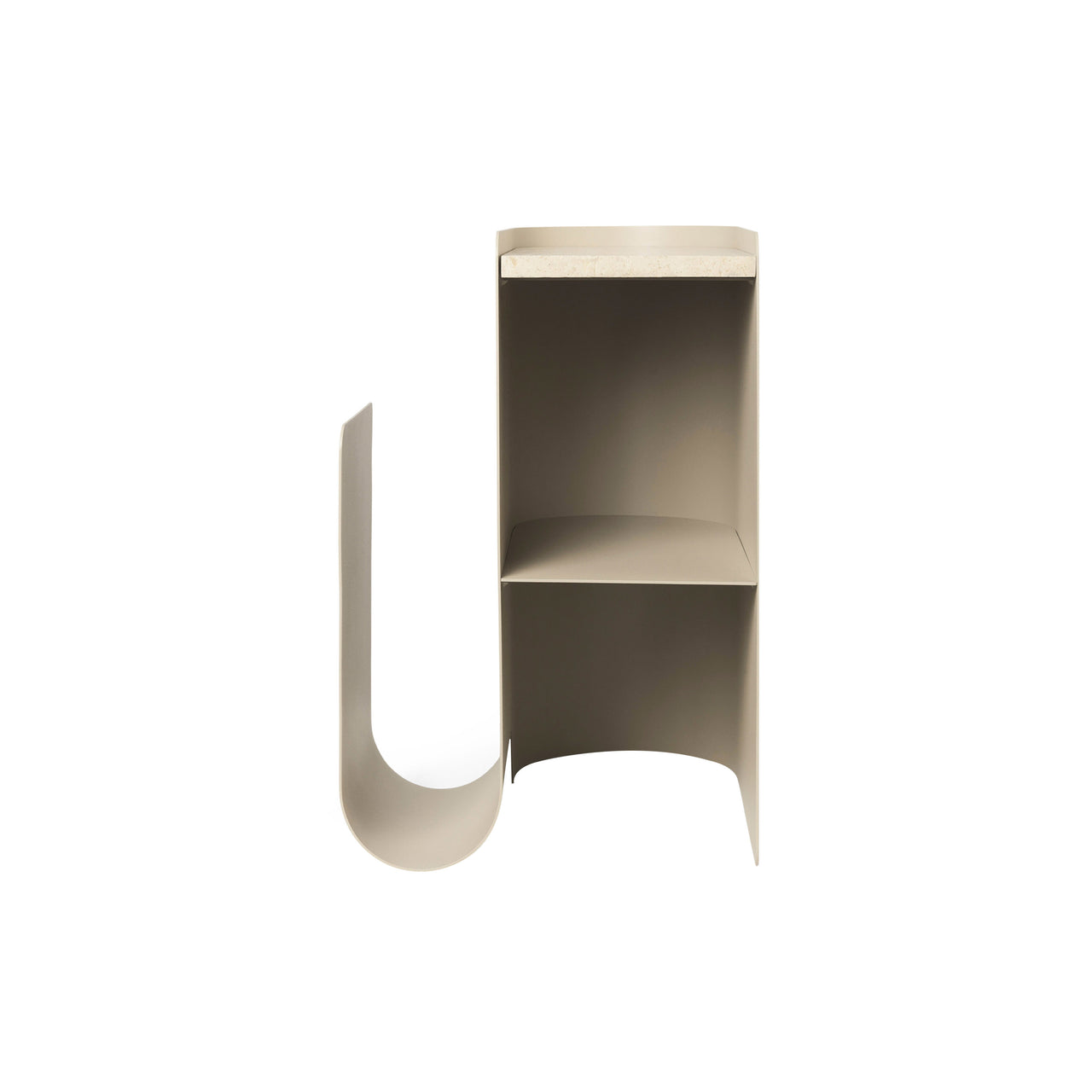 Vault Side Table: Cashmere