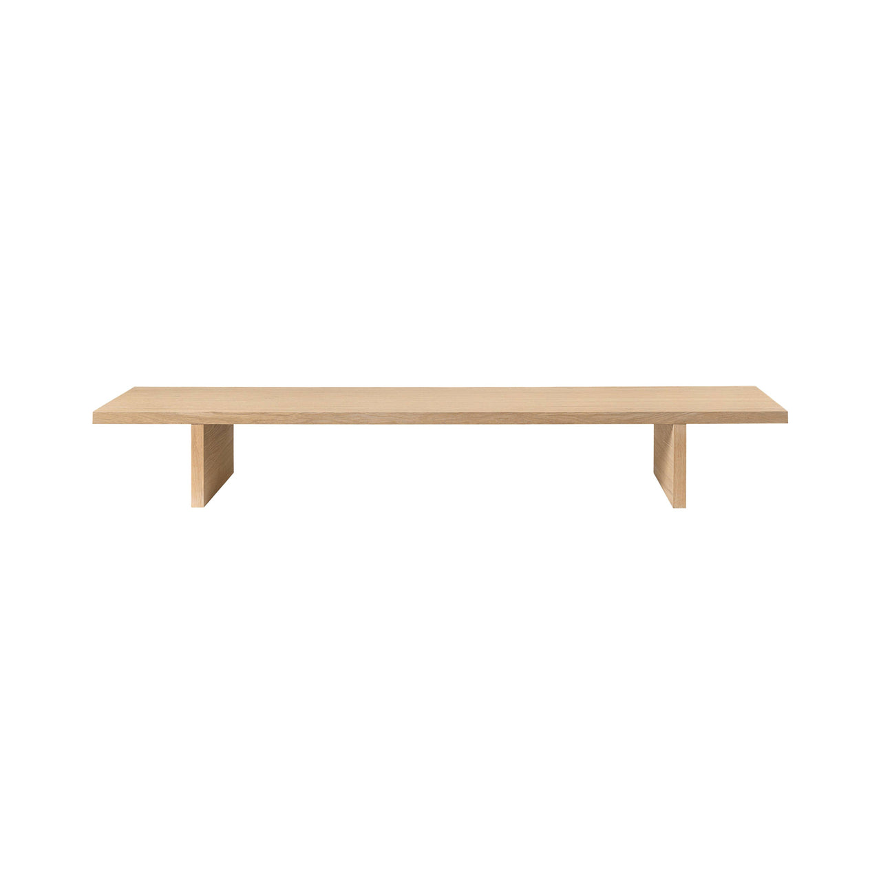 Kona Display Table: Natural Oak