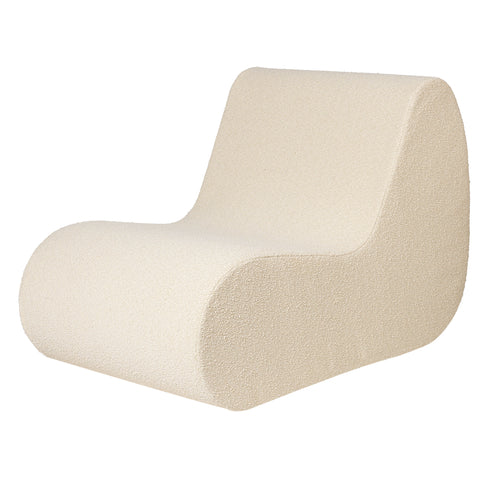 Rouli Center Module: Pure Boucle Off-White