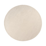 Stille Tufted Rug: Round + Off-White