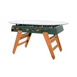 RS3 Wood Dining Football Table: Oval + Nordic Green