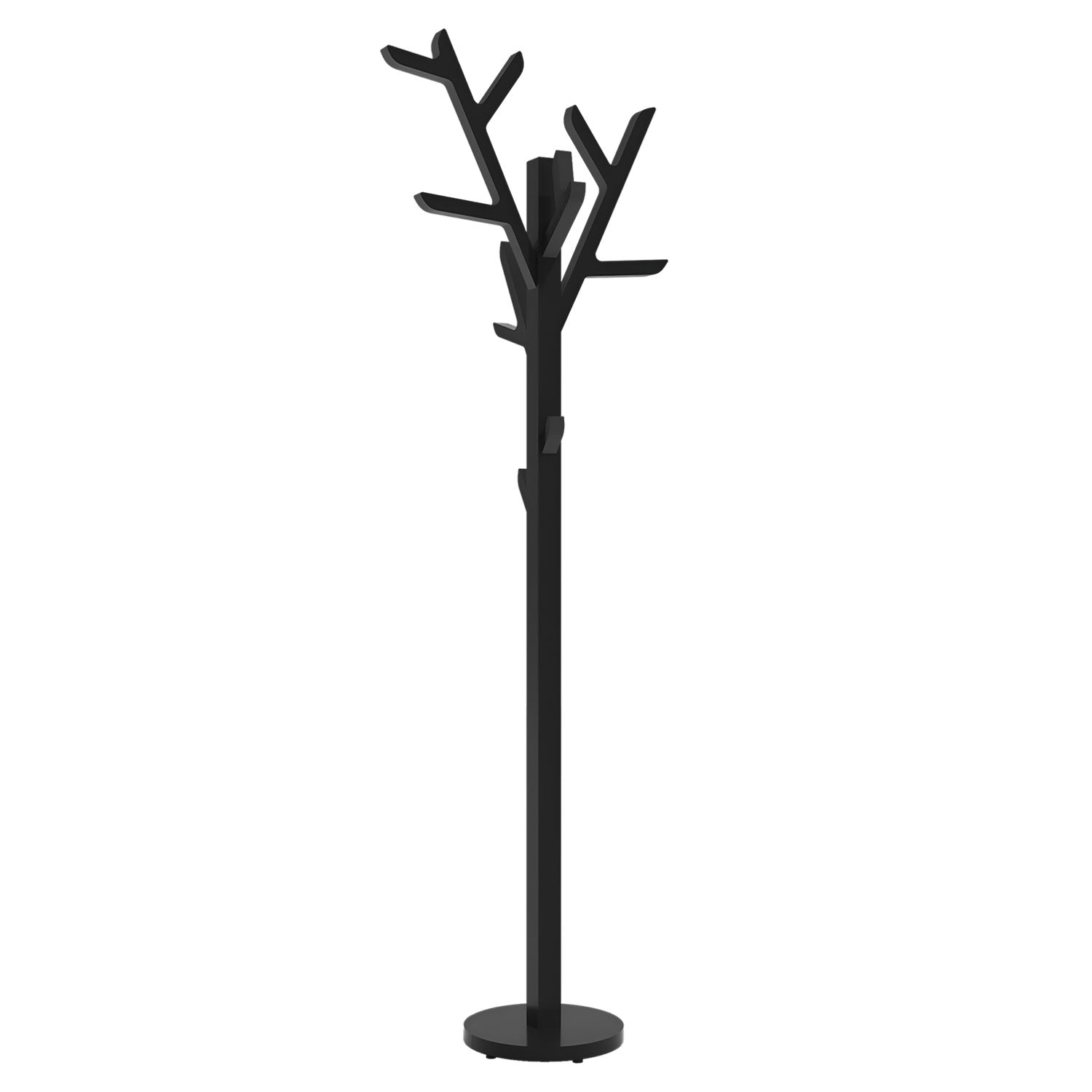 Ambroise Coat Stand: Black Stained Oak